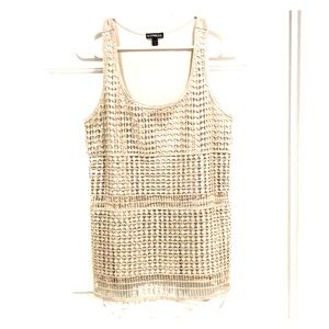 Gold Crochet Tank